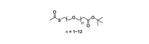 AcS-PEGn-t-butyl ester